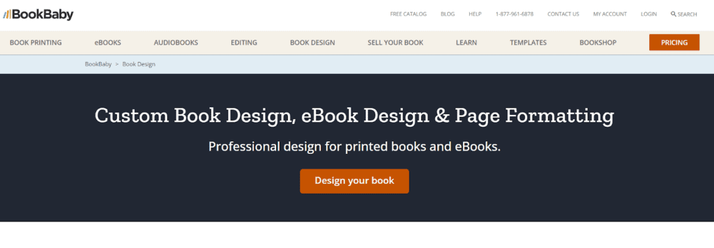 bookbaby book cover design services homepage