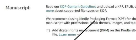 enable digital rights management drm radio button