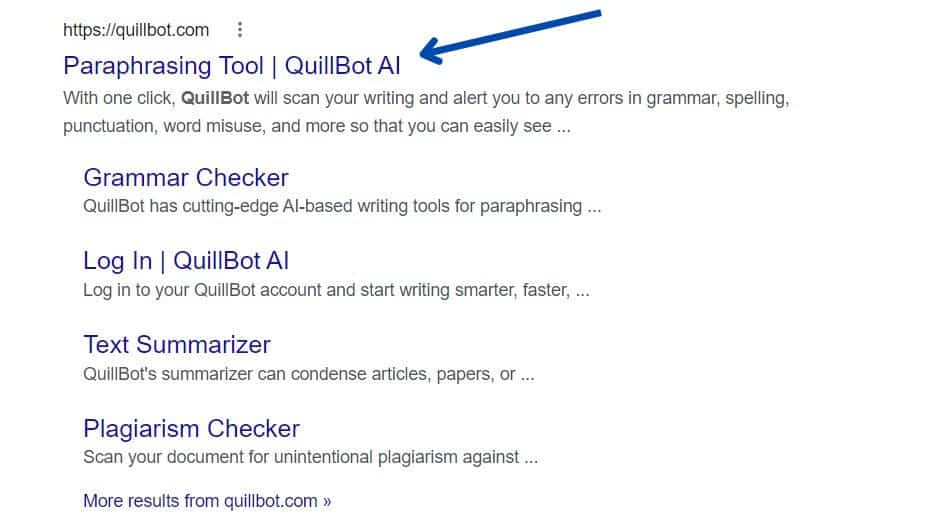 Switch to Quillbot.com as a first step to use Quilbot