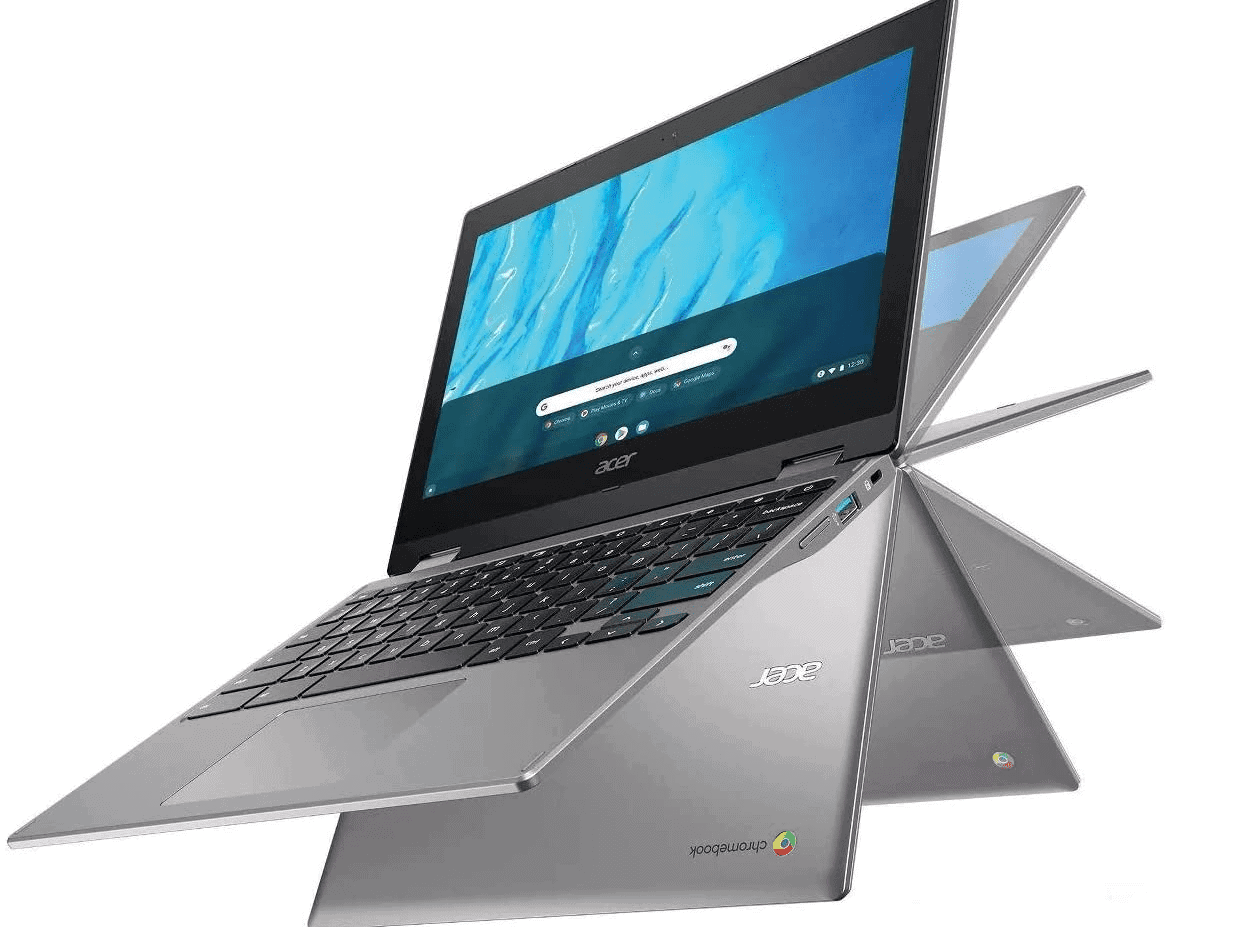 side view of the Acer Chromebook Spin 311 Laptop for writers under $300