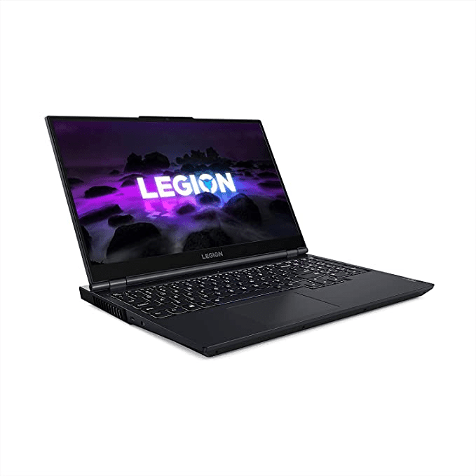 side view of the Lenovo Legion 5 Gaming Laptop for Writing