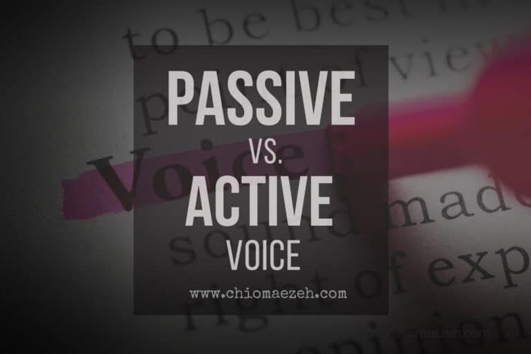 Active Voice Vs Passive Voice: A Simple Guide for Writers & Authors