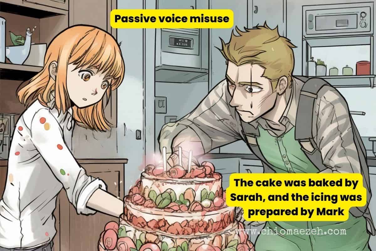 passive voice misuse - overusing passive voice