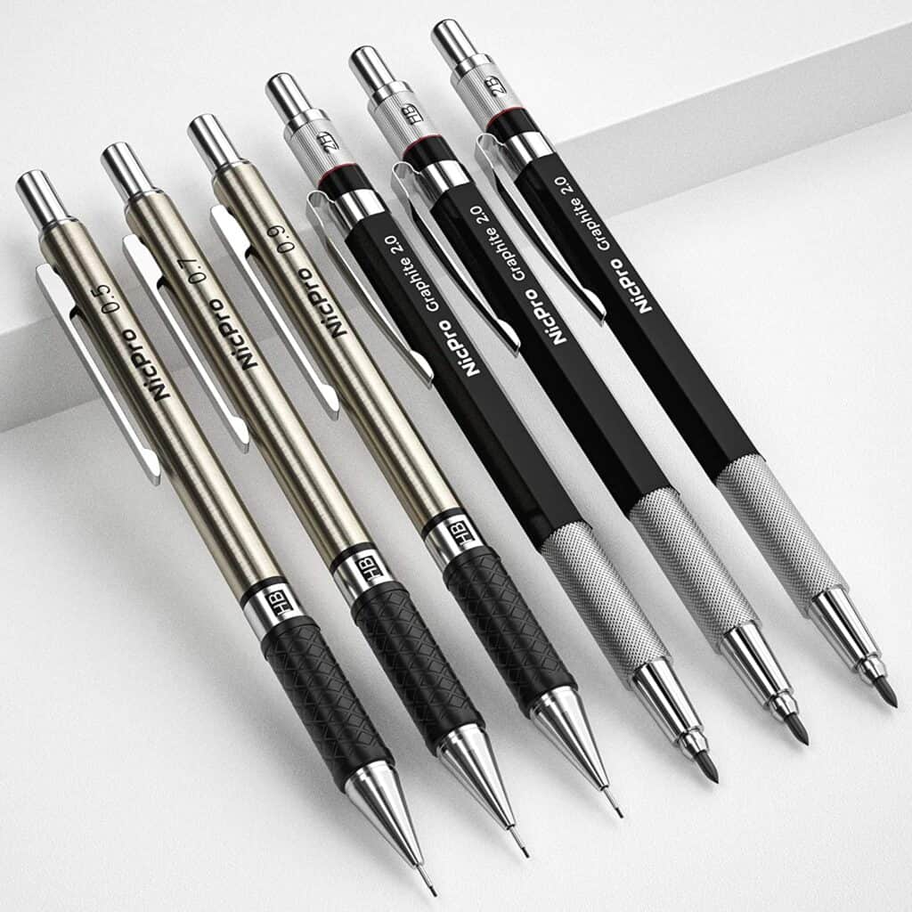 gifts for letter writers - mechanical pencil set 