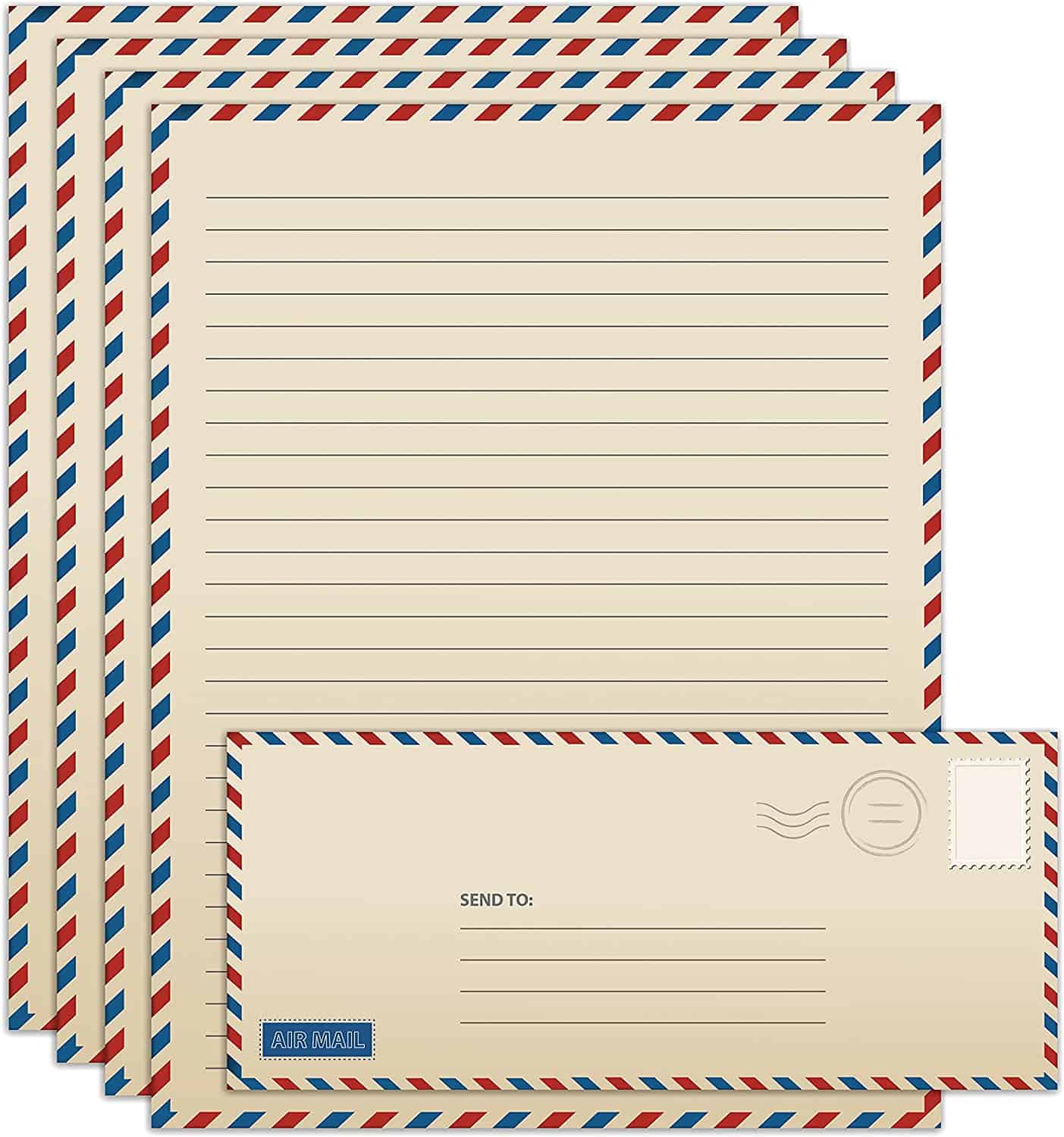 gifts for letter writers - vintage stationery paper set