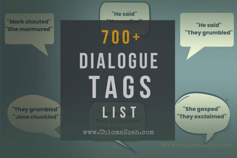 700+ Best Dialogue Tags List & Action Beats For Every Writer