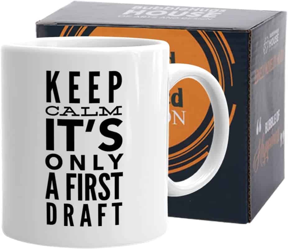 best gifts for authors - coffee mug with literary quote