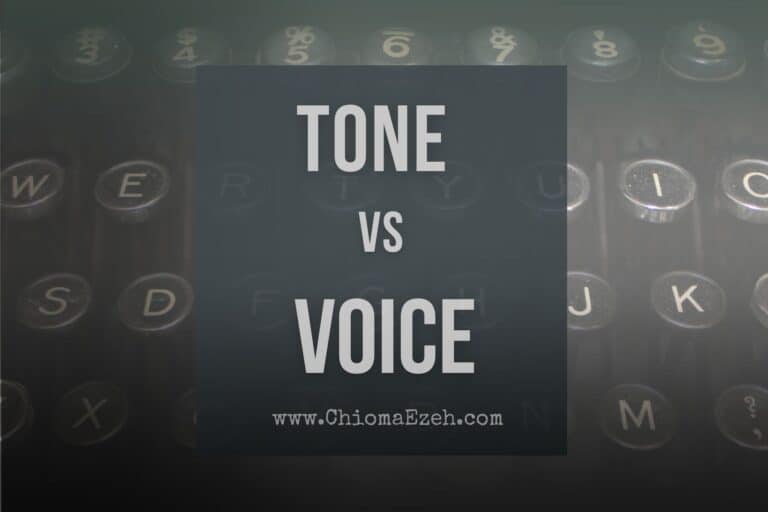 Tone Vs Voice In Writing